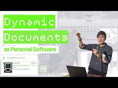 Geoffrey Litt: Dynamic Documents as Personal Software